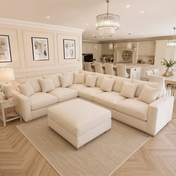 Love seats cream corner sofa
